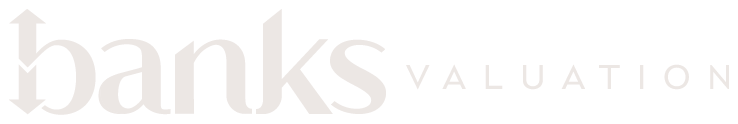 Banks Valuation Alt Logo 1Color Linen